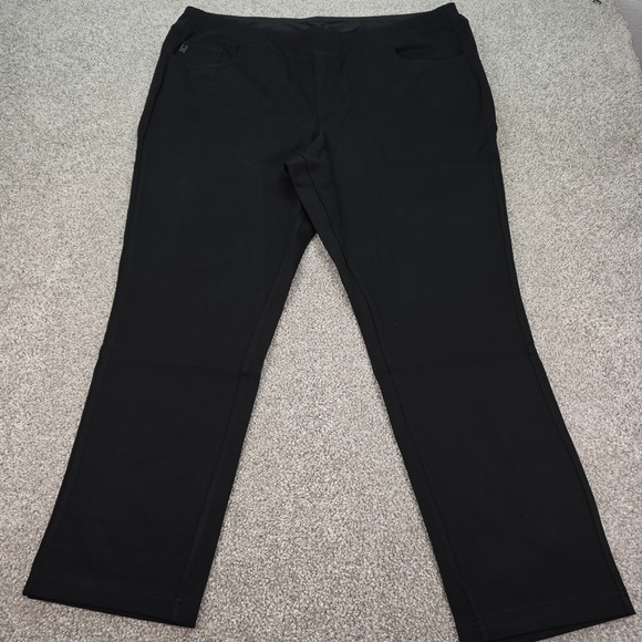 Belle by Kim Gravel Pants - New Belle by Kim Gravel Primabelle Black Pull On Pants Plus 24W A555483